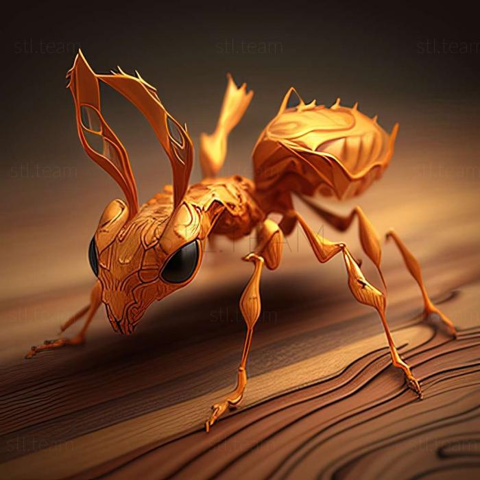 3D модель Myrmica rugulosa (STL)